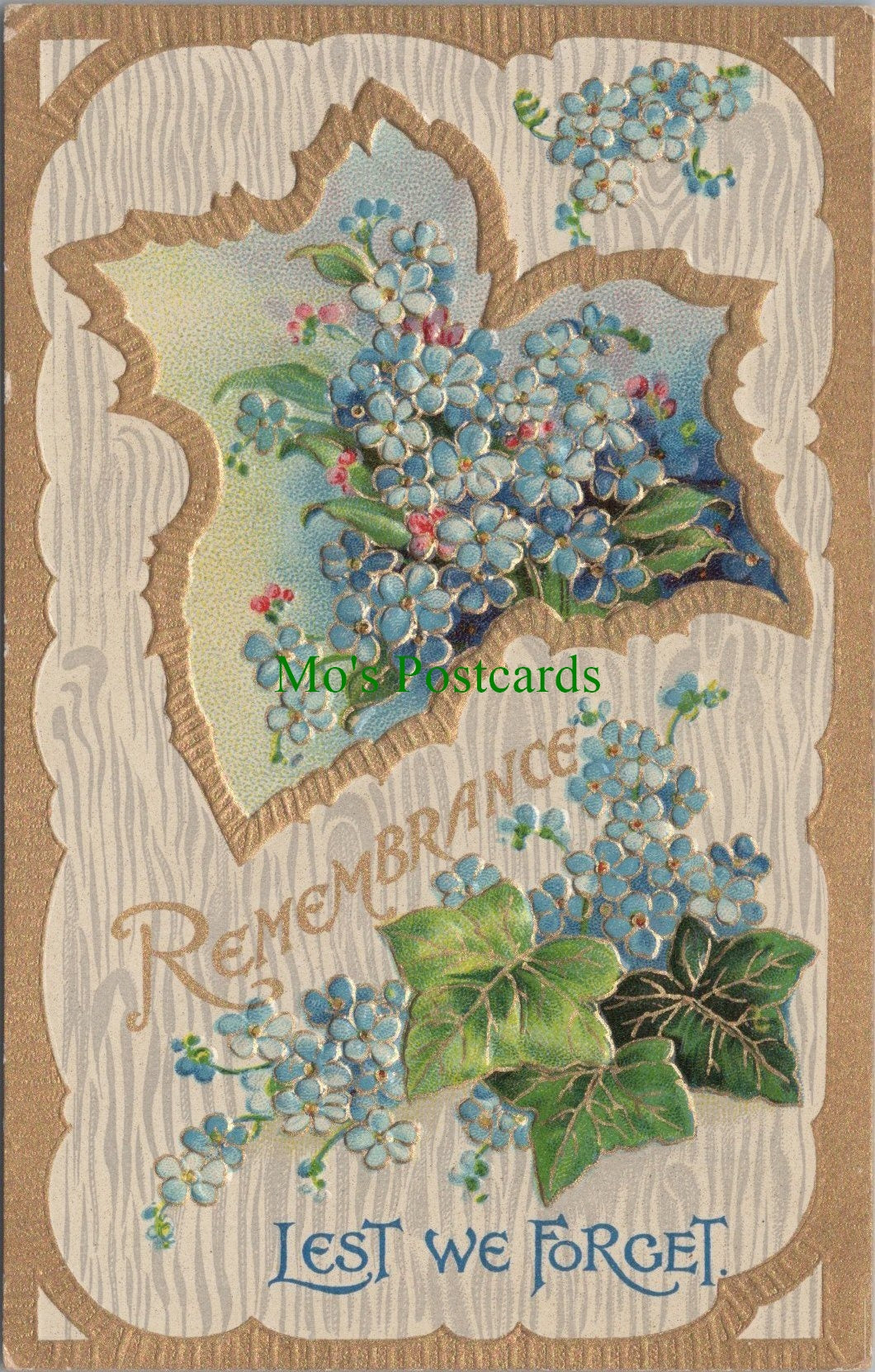 Greetings Postcard - Remembrance, Lest We Forget