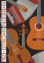 Load image into Gallery viewer, Music Postcard - Exposition Django Reinhardt - Marche Dauphine - Mo’s Postcards 
