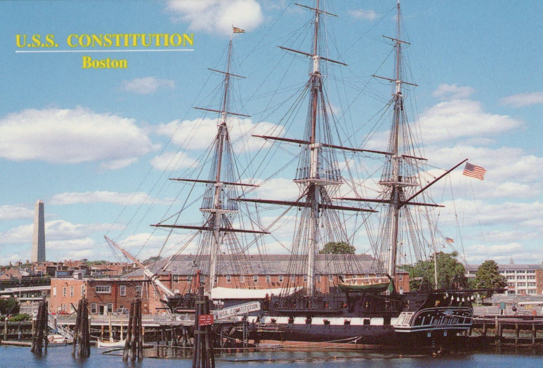 America Postcard - U.S.S.Constitution, Boston, Massachusetts - Mo’s Postcards 