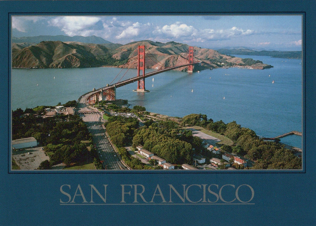 America Postcard - The Golden Gate Bridge, San Francisco, California - Mo’s Postcards 