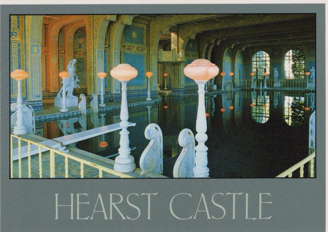 America Postcard - Roman Pool, Hearst Castle, San Simeon, California - Mo’s Postcards 