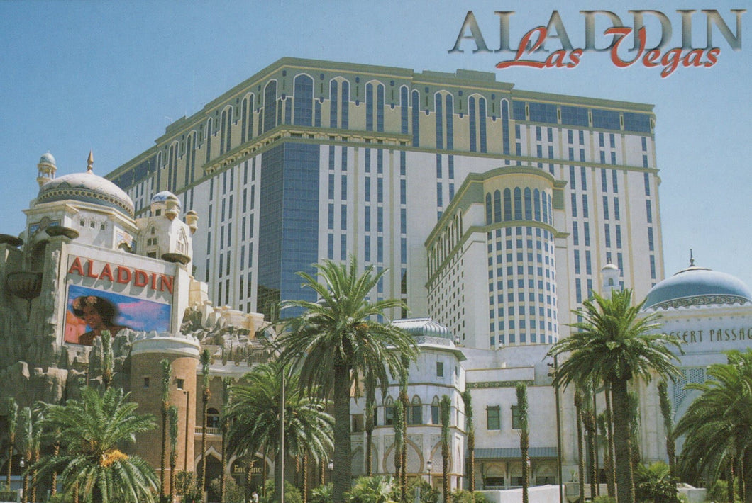 America Postcard - Nevada - Las Vegas - Aladdin Hotel and Casino - Mo’s Postcards 