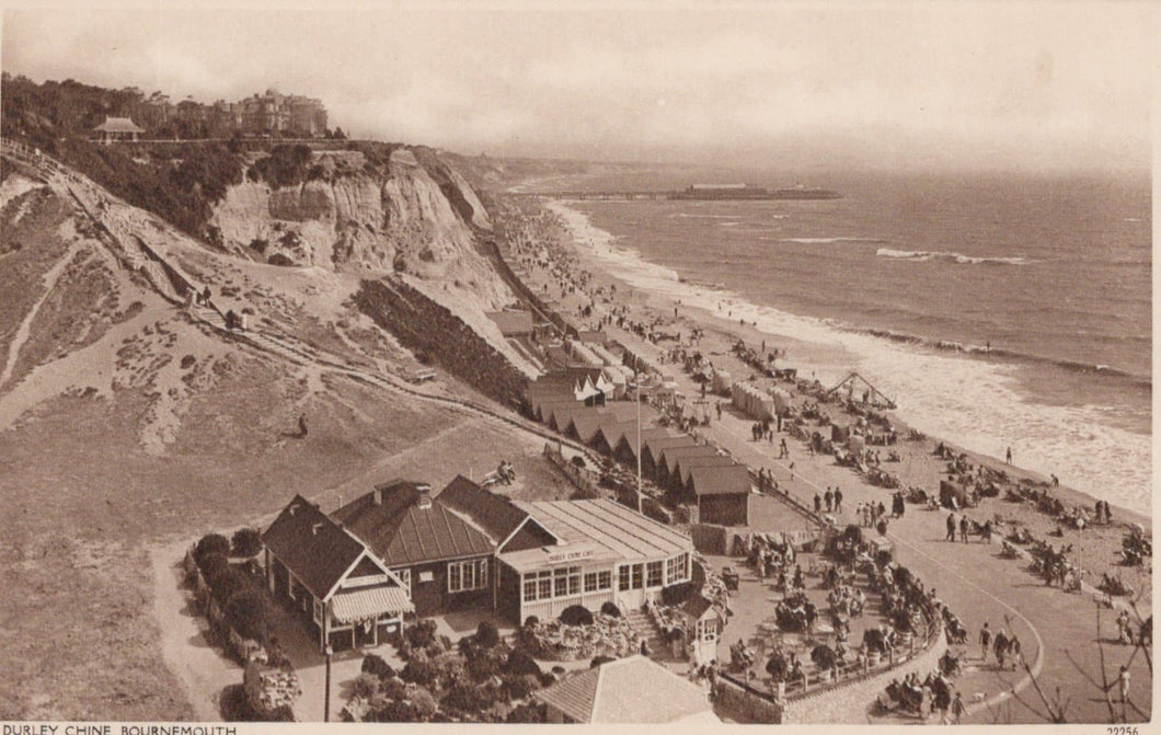 Dorset Postcard - Durley Chine, Bournemouth - Mo’s Postcards 
