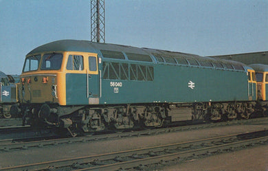 Railways Postcard - Trains - No 56 040 Toton in 1979 - Mo’s Postcards 