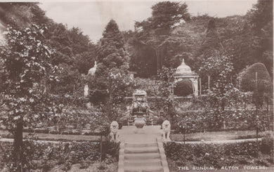 Staffordshire Postcard - The Sundial, Alton Towers - Mo’s Postcards 