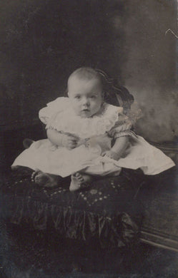 People Postcard - Real Photo Portrait of a Baby Called Harold Riddiford - Mo’s Postcards 