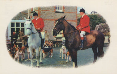 Fox Hunting Postcard - Huntsmen and Their Dogs - Mo’s Postcards 