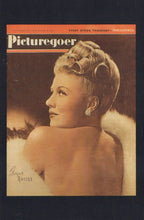 Load image into Gallery viewer, Nostalgia Postcard - Film Actress Ginger Rogers, 1945 - Picturegoer Cover - Mo’s Postcards 
