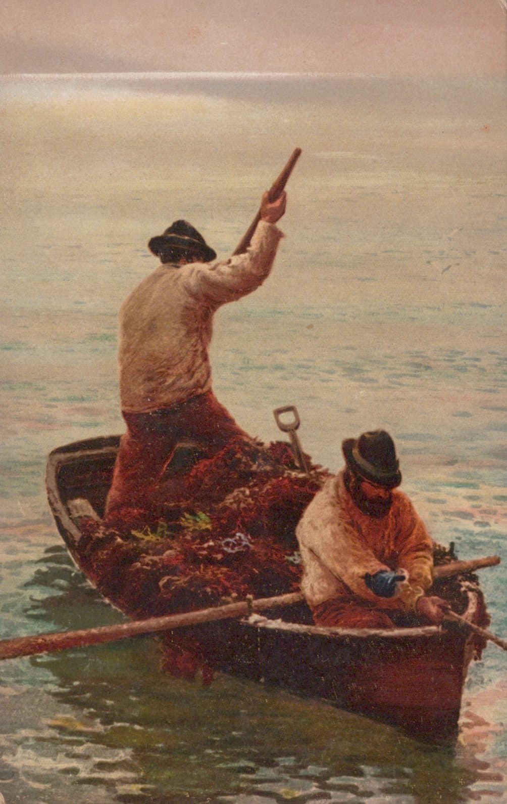 Art Postcard - Gathering Seaweed (Macallum) - The Tate Gallery - Mo’s Postcards 