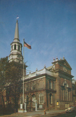 America Postcard - Christ Church in Philadelphia, Second Street Above Market - Mo’s Postcards 