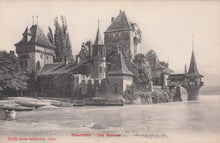 Load image into Gallery viewer, Switzerland Postcard - Oberhofen - Das Schloss - Mo’s Postcards 
