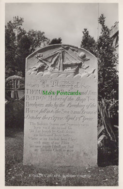 A Sailor's Epitaph, Bosham Church, Sussex