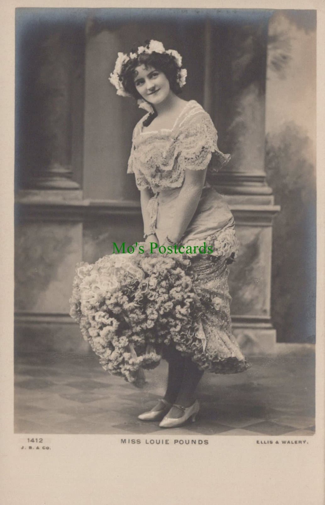 Actress Postcard - Miss Louie Pounds