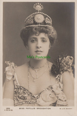 Actress Postcard - Miss Phyllis Broughton