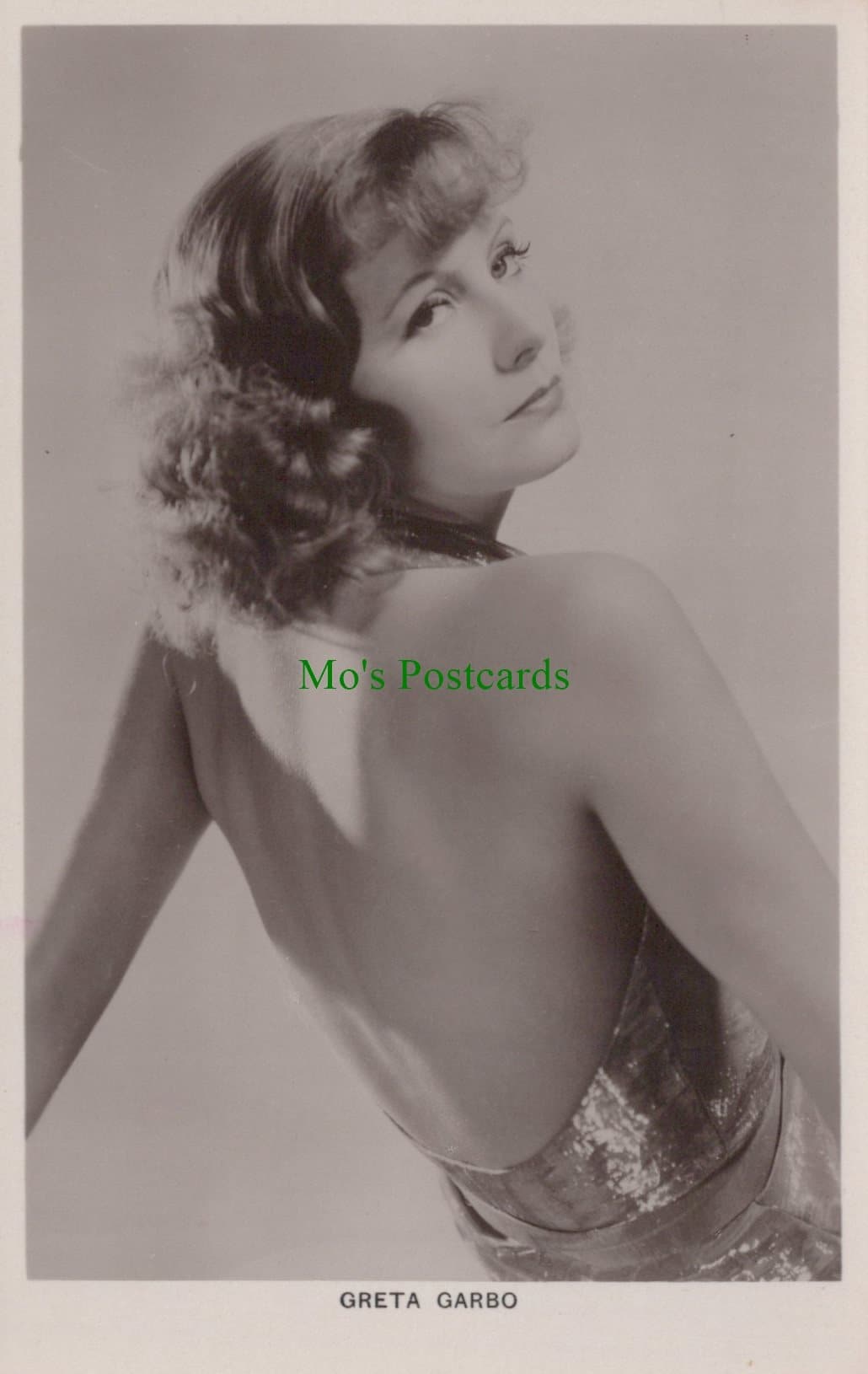 Actress Postcard - Film Star Greta Garbo