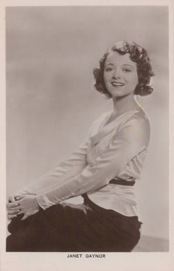 Actress Postcard - Janet Gaynor - Mo’s Postcards 