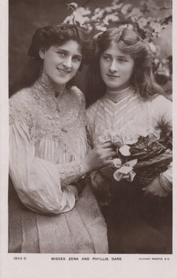 Actress Postcard - Misses Zena and Phyllis Dare - Mo’s Postcards 