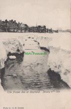 Load image into Gallery viewer, The Frozen Sea at Southend in 1905, Essex
