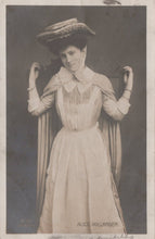 Load image into Gallery viewer, Postcard of Edwardian Actress Alice Hollander
