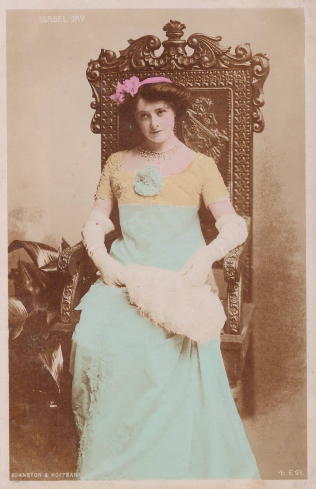 Actress Postcard - English Actress and Opera Singer Isobel Jay - Mo’s Postcards 