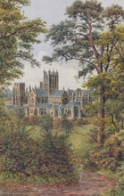 Load image into Gallery viewer, Somerset Postcard - Wells Cathedral From Tor Hill - Mo’s Postcards 
