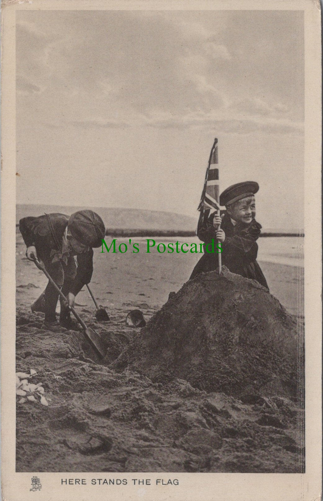 Children Postcard - Here Stands The Flag