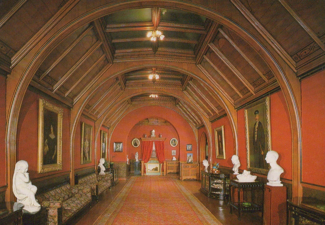 Northumberland Postcard - The Gallery, Cragside Hall - Mo’s Postcards 