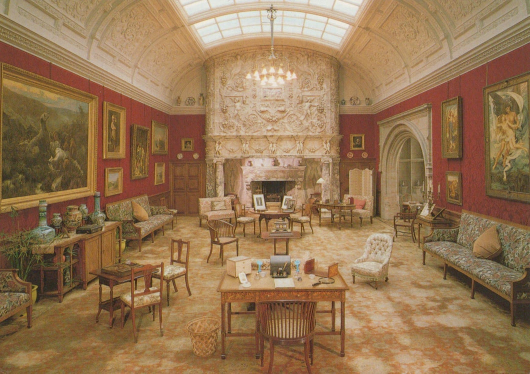 Northumberland Postcard - The Drawing Room, Cragside House, Rothbury - Mo’s Postcards 