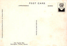 Load image into Gallery viewer, Devon Postcard - Old Textile Mill, Dartington, Totnes - Mo’s Postcards 
