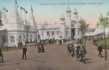 Load image into Gallery viewer, Exhibition Postcard - Colonial Avenue, Franco-British Exhibition, London, 1908 - Mo’s Postcards 
