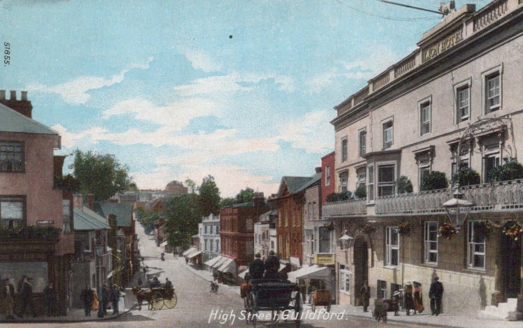 Surrey Postcard - High Street, Guildford - Mo’s Postcards 
