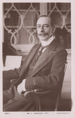 Politics Postcard - Mr Lewis Vernon Harcourt, 1st Viscount Harcourt,  British Liberal Party M.P - Mo’s Postcards 