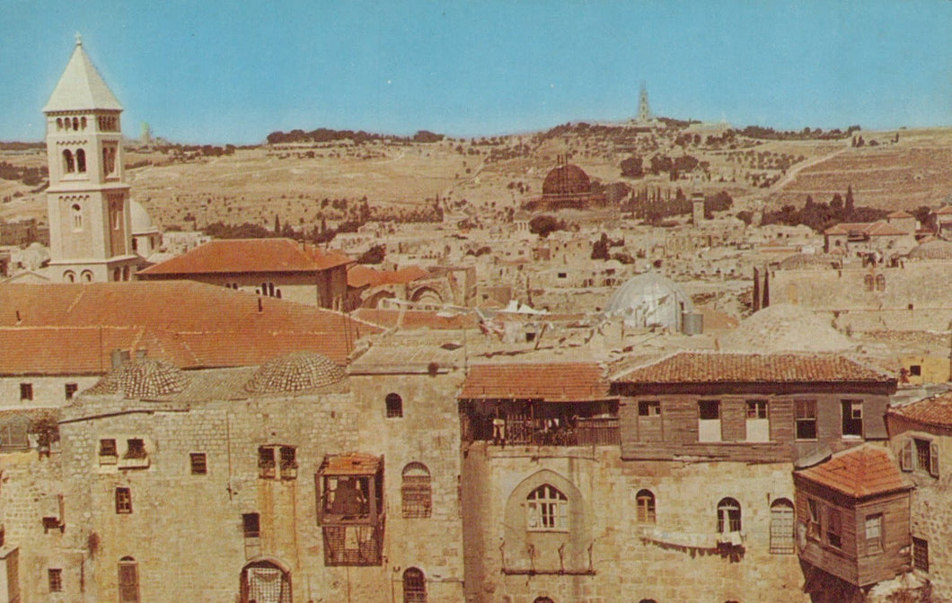 Israel Postcard - General View of Jerusalem - Mo’s Postcards 