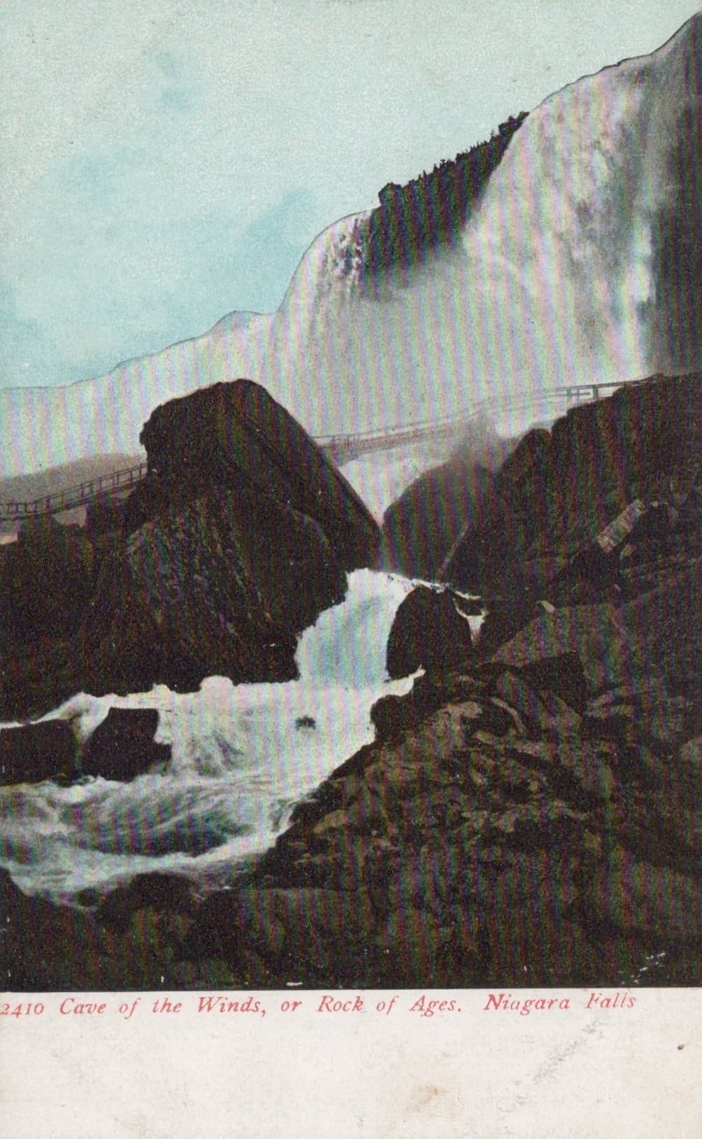 America Postcard - Cave of The Winds, or Rock of Ages, Niagara Falls - Mo’s Postcards 
