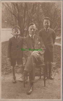 Ancestors - Father and Two Schoolboy Sons