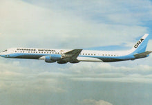 Load image into Gallery viewer, Aviation Postcard - Douglas DC 8-71 Overseas National Aeroplane - Mo’s Postcards 
