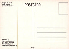 Load image into Gallery viewer, Aviation Postcard - Douglas DC-10-30 British Airways Aeroplane - Mo’s Postcards 

