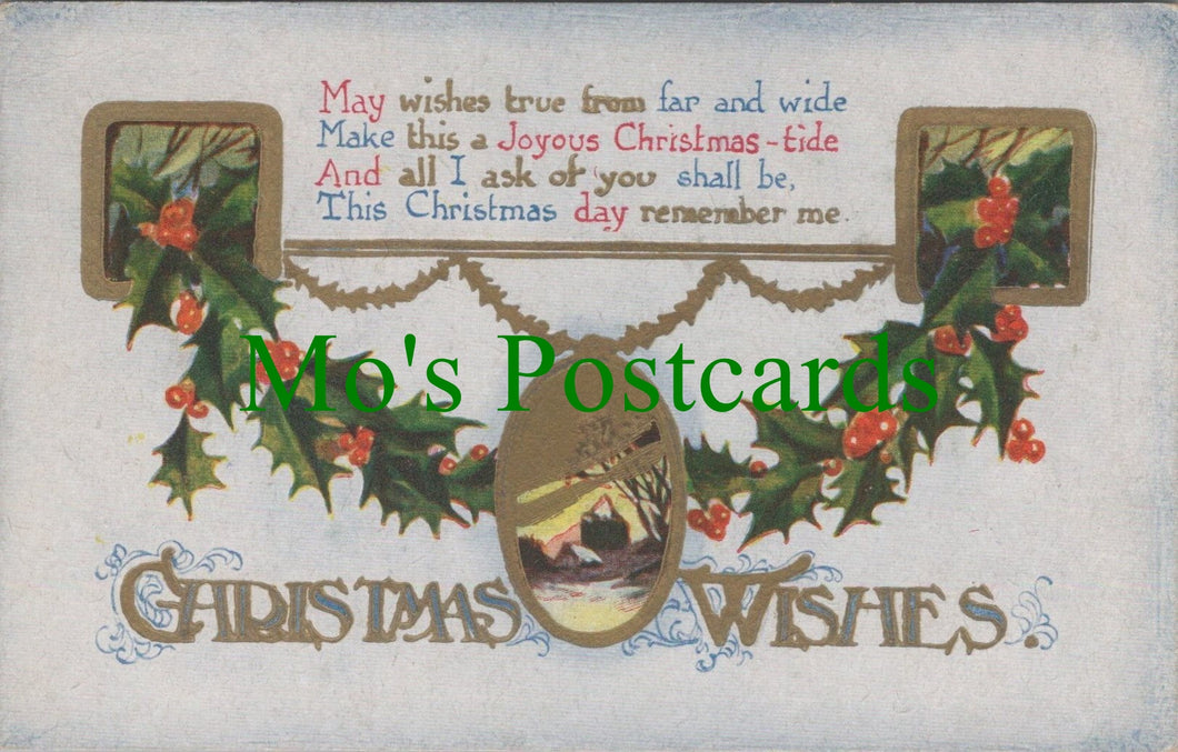 Greetings Postcard - Christmas Wishes