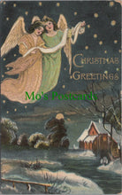 Load image into Gallery viewer, Greetings Postcard - Christmas Angels
