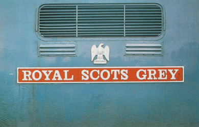 Railways Postcard - Trains - Royal Scots Grey Nameplate - Mo’s Postcards 