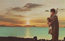 Load image into Gallery viewer, Scotland Postcard - Isle of Skye, Ross &amp; Cromarty - Scottish Piper - Mo’s Postcards 
