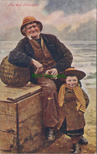Load image into Gallery viewer, Children Postcard - Me and Grandpa

