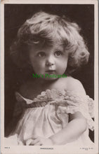 Load image into Gallery viewer, Children Postcard, Young Girl, Innocence
