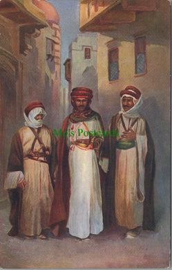 Middle East Postcard - Group of Bedouins