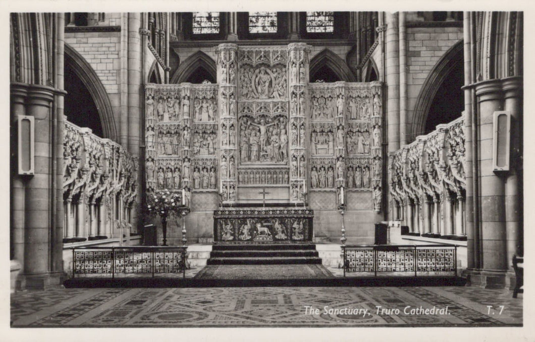 Cornwall Postcard - The Sanctuary, Truro Cathedral - Mo’s Postcards 