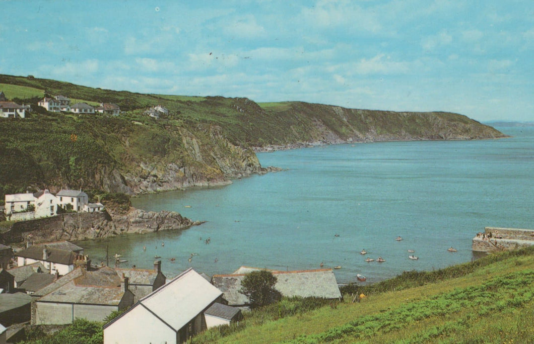 Cornwall Postcard - View of Gorran Haven - Mo’s Postcards 