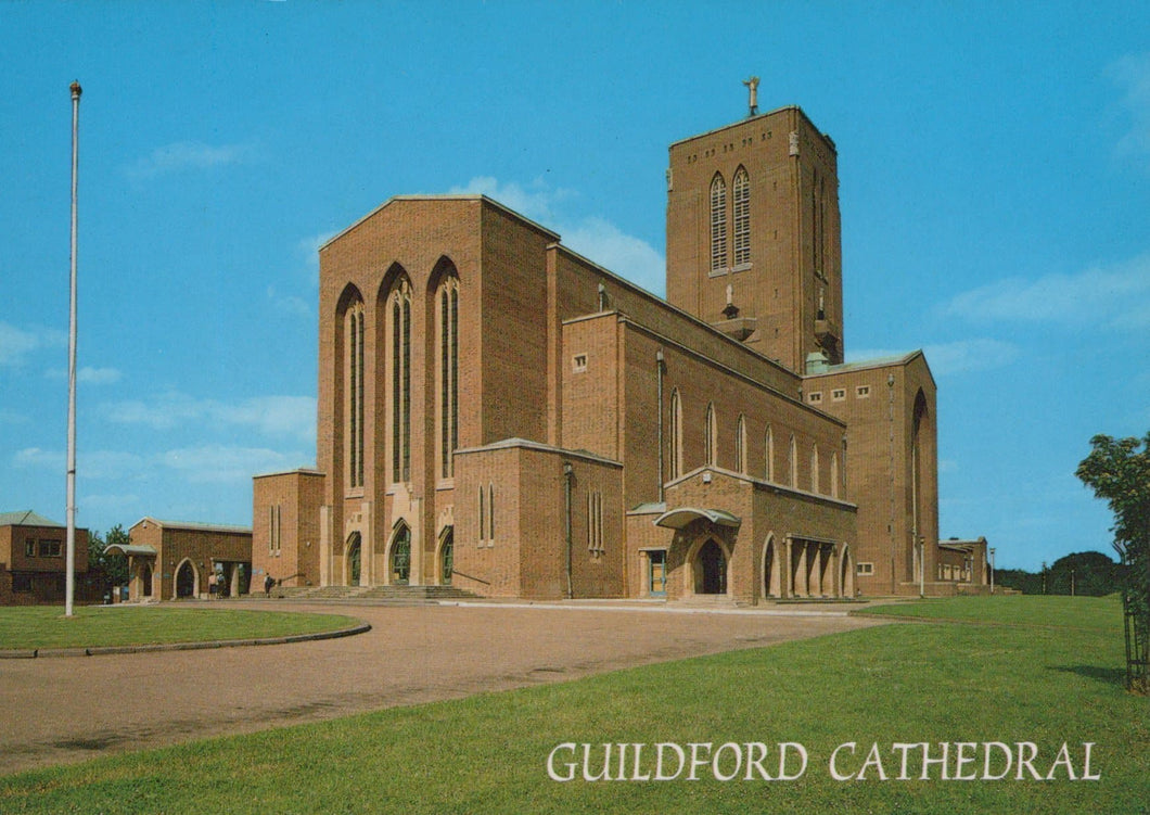 Surrey Postcard - Guildford Cathedral - Mo’s Postcards 