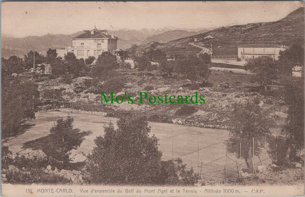 Golf Du Mont Agel Et Le Tennis, Monte-Carlo, Monaco