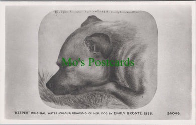 Dogs Postcard - Emily Bronte's Dog, 1838