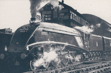 Nostalgia Postcard - Railways - 'The Talisman' Pulling Out of Kings Cross Station, 1956 - Mo’s Postcards 